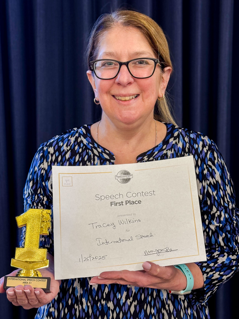 Tracey Wilkins, 2025 Area 51 Speech Contest