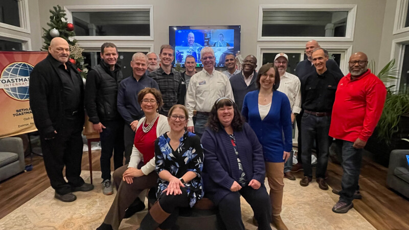 Group photo of Club members in December 2023